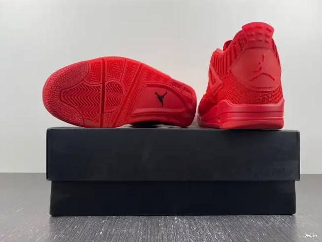 Bmlin Shoes 4 Retro Red Flyknit AQ3559-600 Jordan 0524